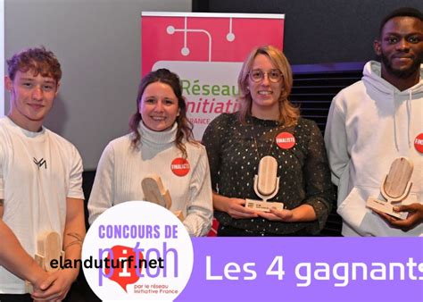 LES 4 GAGNANTS .
